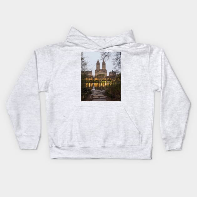 The Lake Central Park Kids Hoodie by igjustin